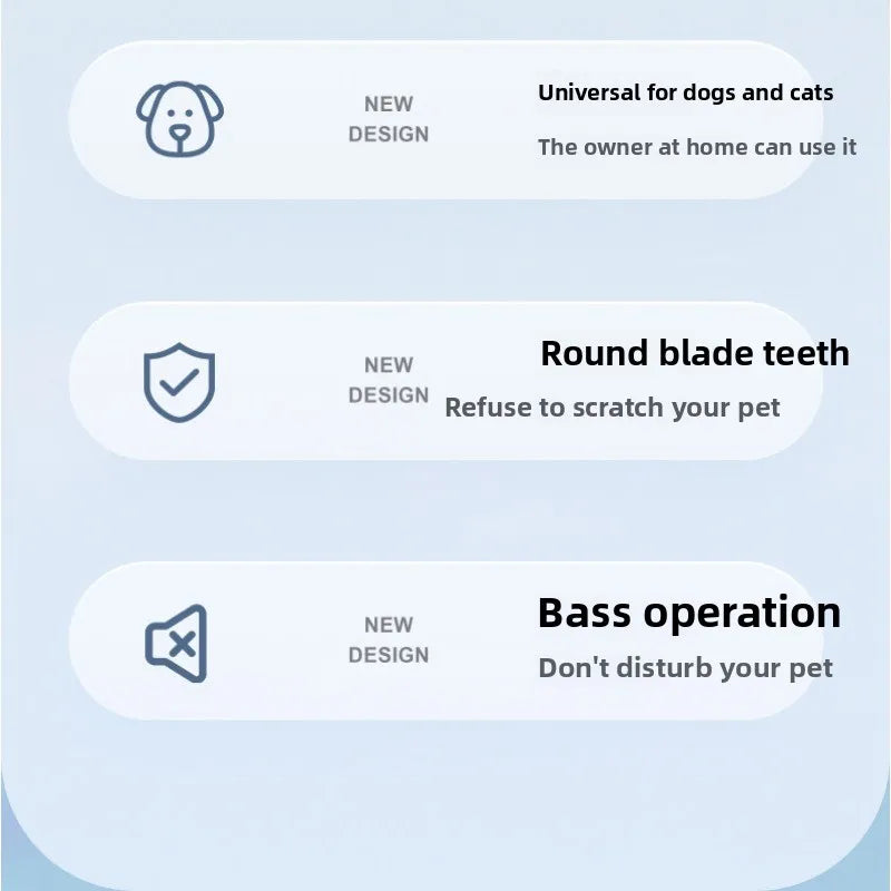 Contenido de la caja del cortapelos de patas CalPaws